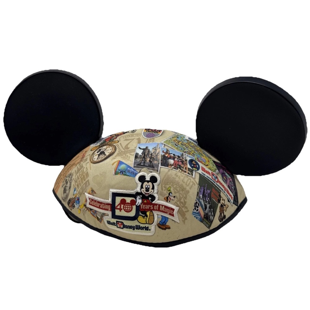 Walt Disney World 40 Years of Magic Anniversary Mickey Mouse Ears Hat